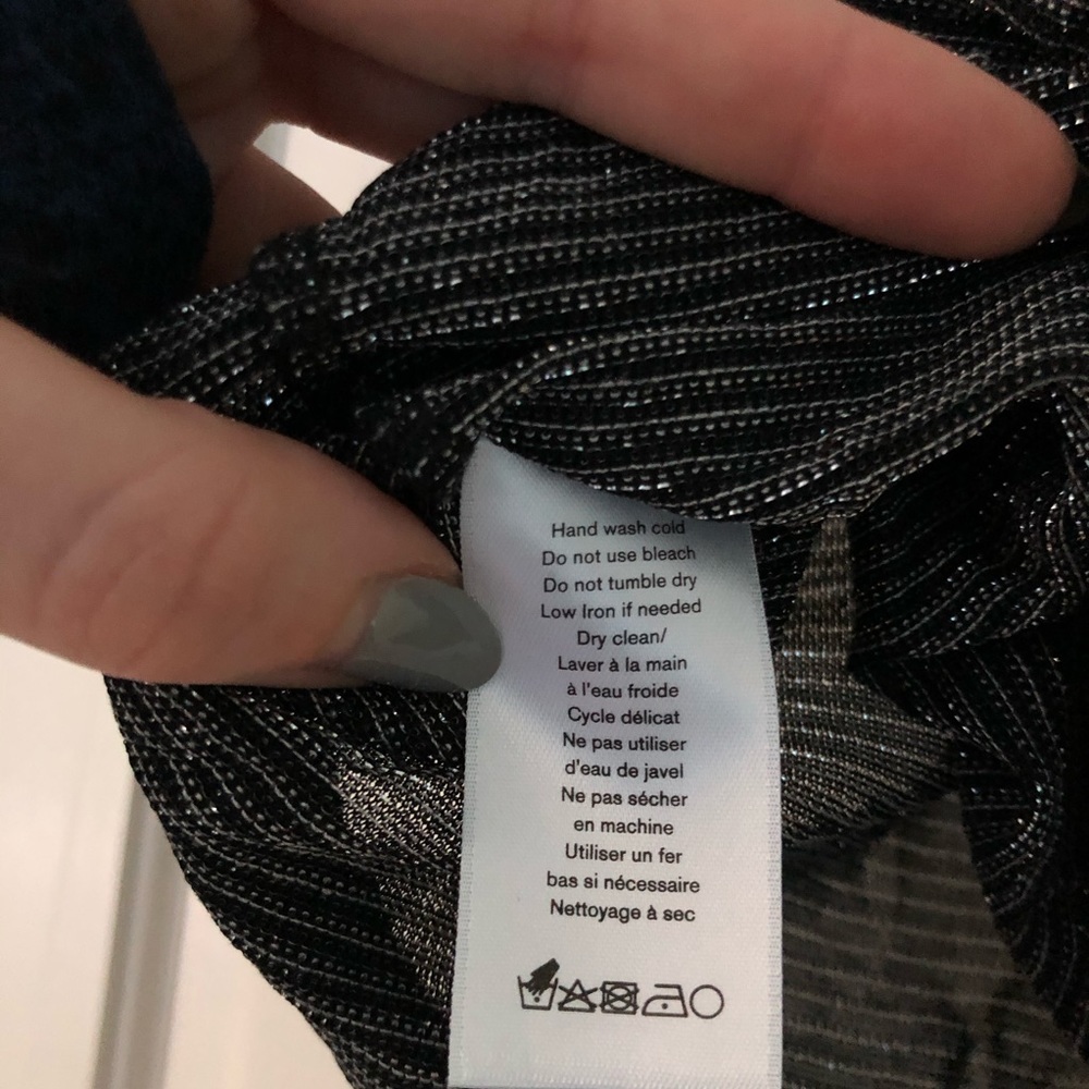 Nwt Rag & Bone Sparkle Stripe Tee - image 6